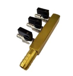 RIPARTITORE 3 VIE ACCIAIO INOX ø18-8/10 mm